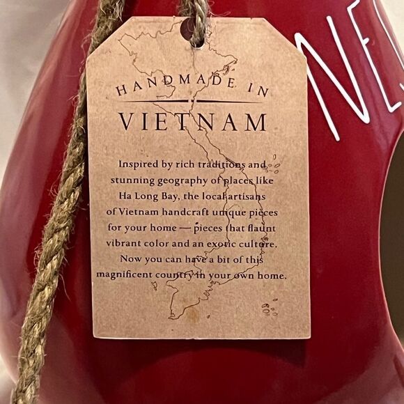 Ceramic HOME & NEST Egg-Shaped Red Birdhouse NWT - Picture 6 of 6